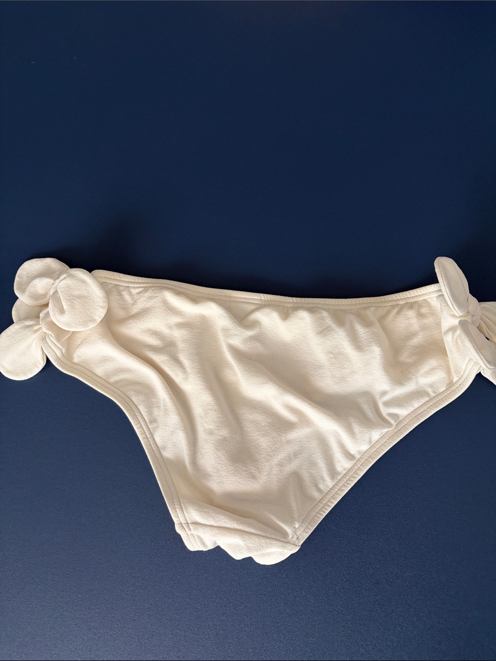 Juicy Couture Cream Knot-Accent Triangle Halter Bikini - Picture 9 of 10